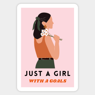 Girl Goals Sticker